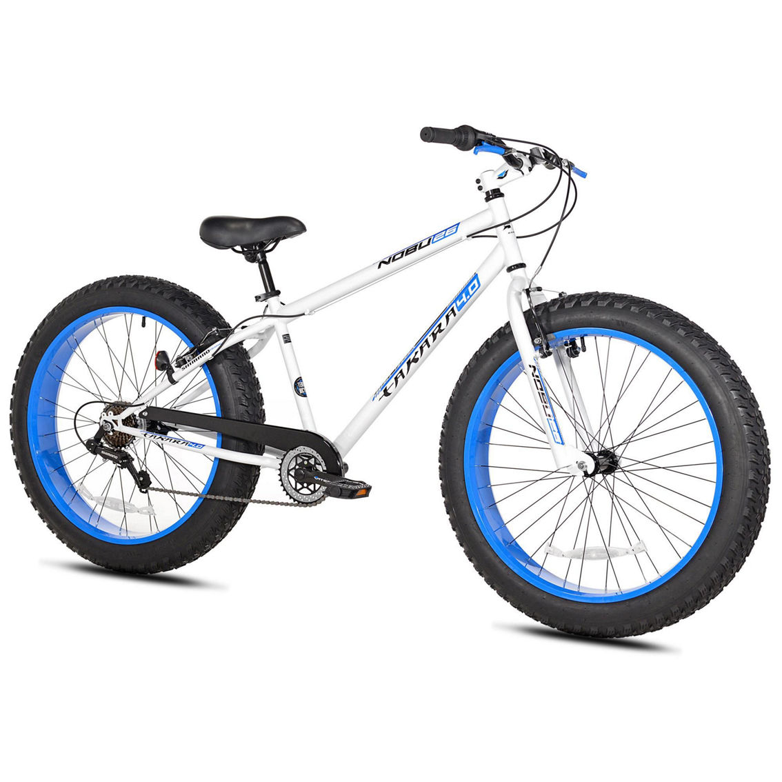 26 X 4.0 TAKARA NOBU (7 SPEED FAT TIRE)(WHITE BLUE) - Image 2 of 2