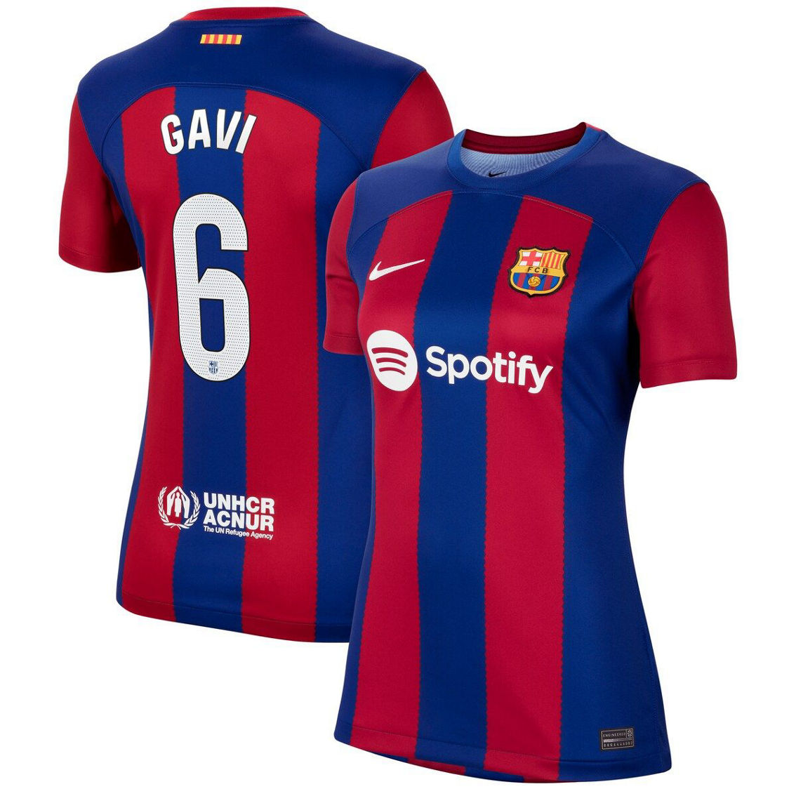Nike Women's Gavi Royal Barcelona 2023/24 Home Stadium Replica Player Jersey - Image 1 of 4