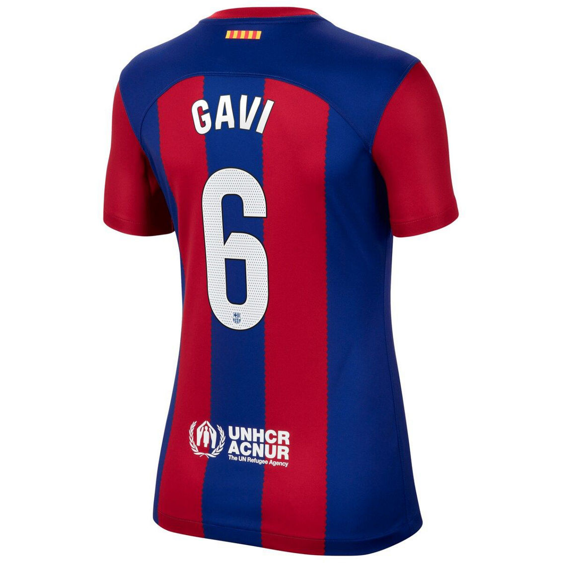 Nike Women's Gavi Royal Barcelona 2023/24 Home Stadium Replica Player Jersey - Image 4 of 4