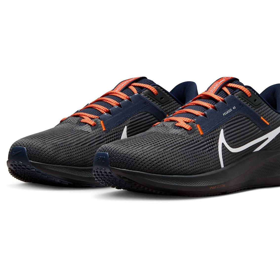 Nike Unisex Anthracite Denver Broncos Zoom Pegasus 40 Running Shoe - Image 4 of 4