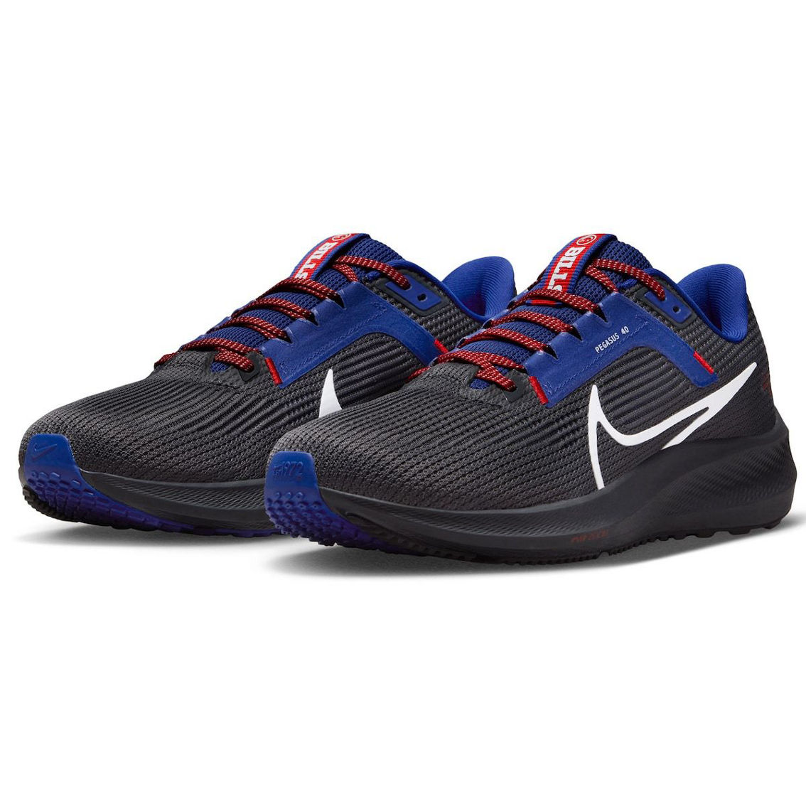 Nike Unisex Anthracite Buffalo Bills Zoom Pegasus 40 Running Shoe - Image 4 of 4