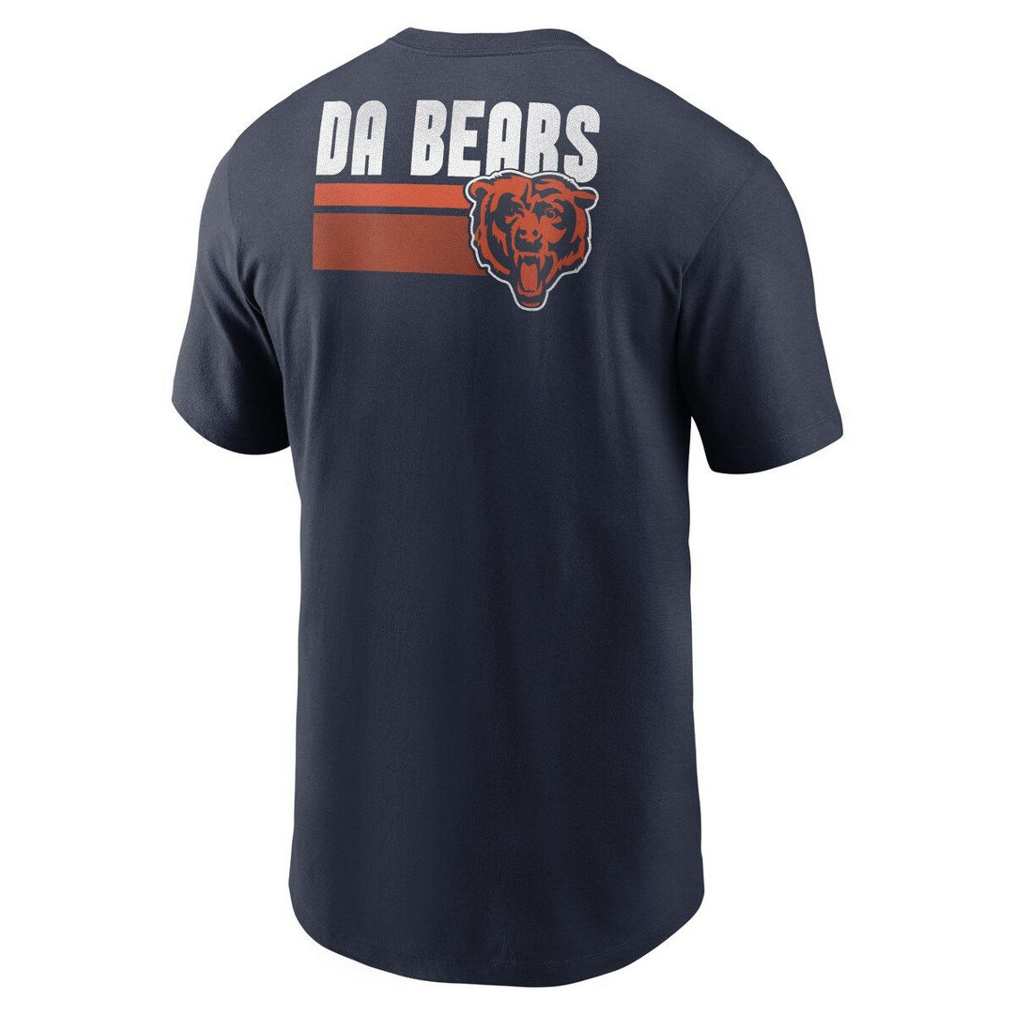 Nike Men's Navy Chicago Bears Blitz Essential T-Shirt - Image 4 of 4