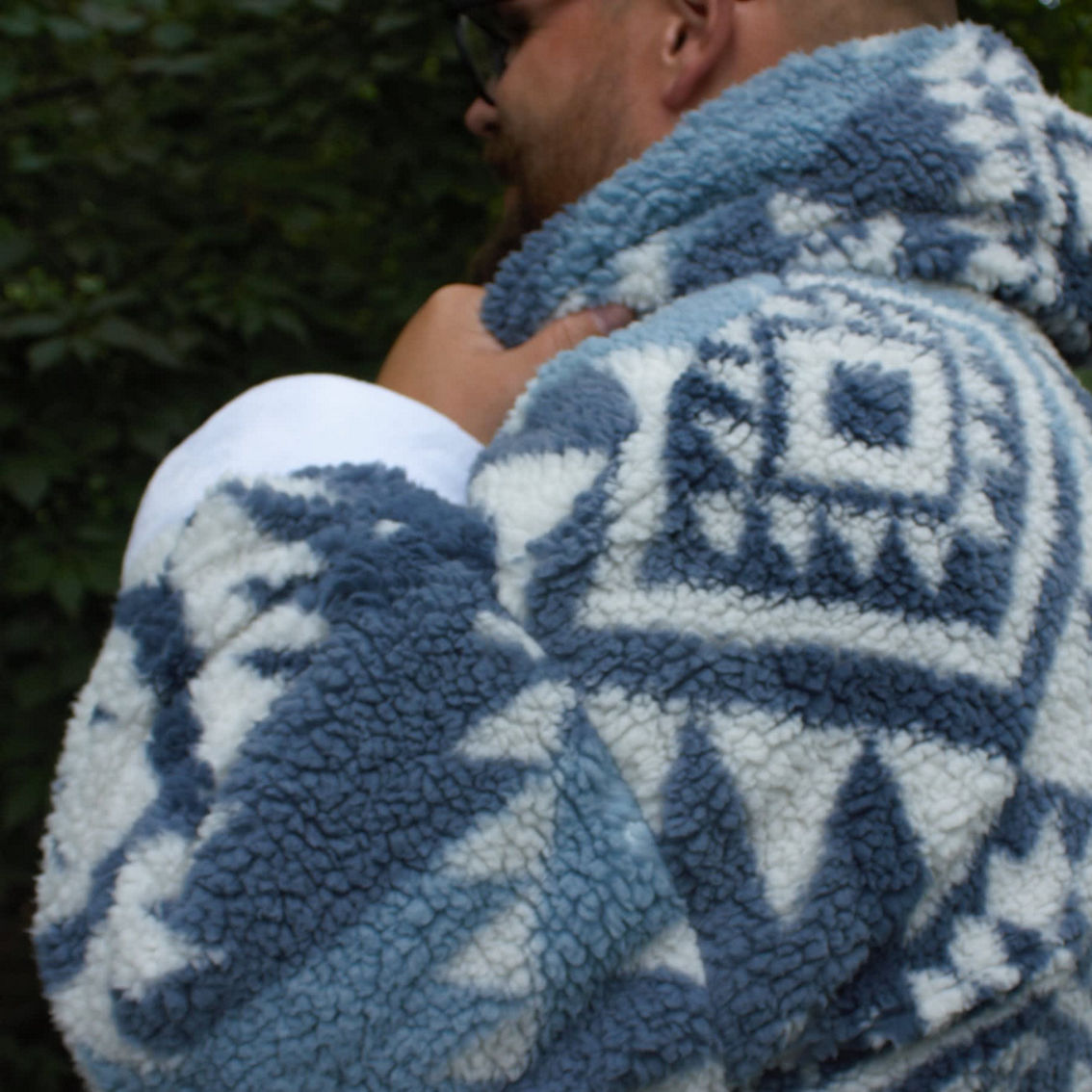 Coleman Sherpa and Micromink Wearable Throw Blanket - Image 2 of 5