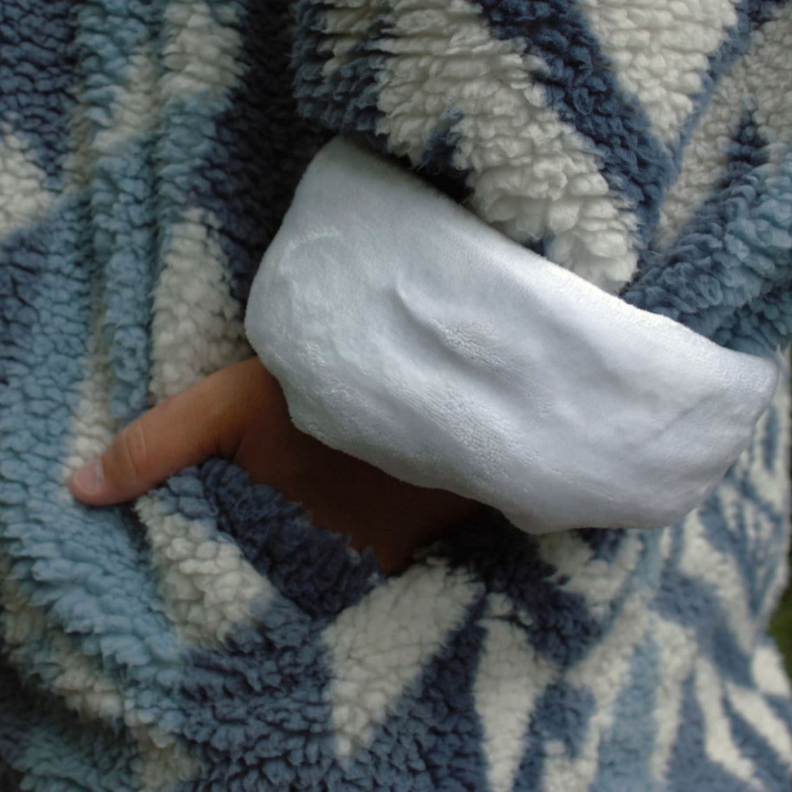 Coleman Sherpa and Micromink Wearable Throw Blanket - Image 3 of 5