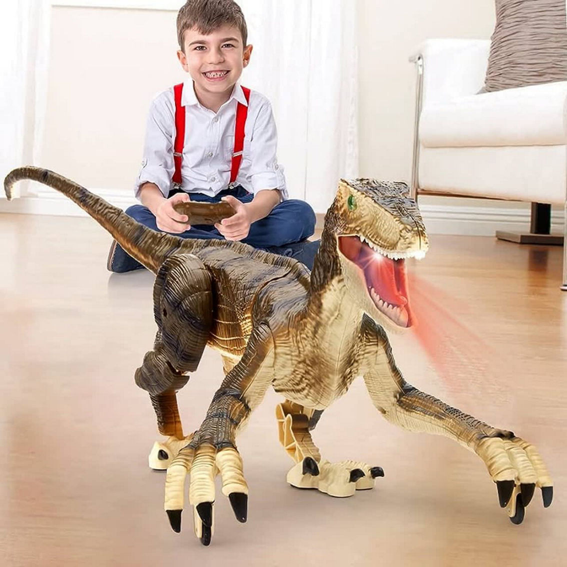 SM180-Br Remote control Dinosaur with lights and sound - Image 5 of 5