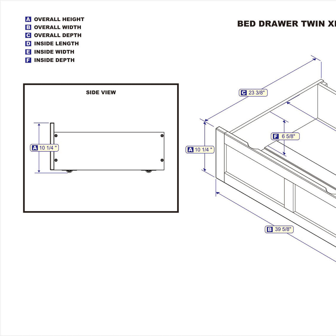 AFI Set of 2 Under Bed Storage Drawers - Image 5 of 5