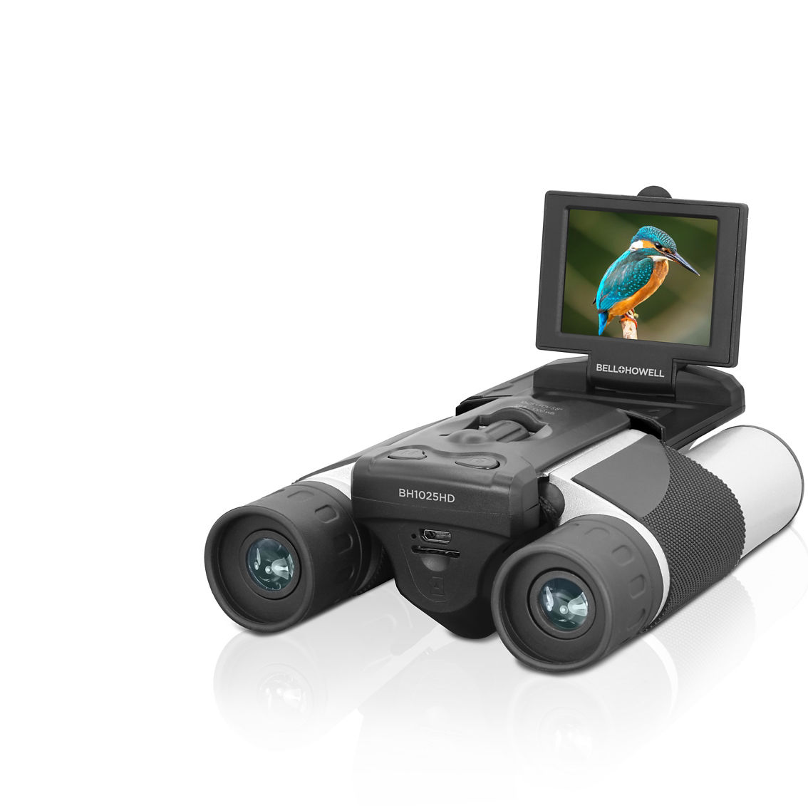 BELL+HOWELL BH1025HD 10x25 Binoculars w/2.5K Quad HD Video Camera