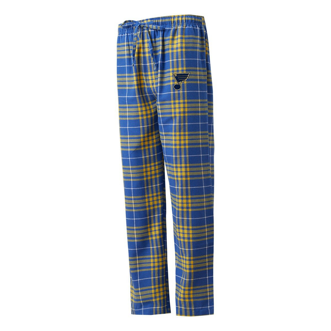 Concepts Sport Men's Blue/Gold St. Louis Blues Concord Flannel Sleep Pants - Image 3 of 4