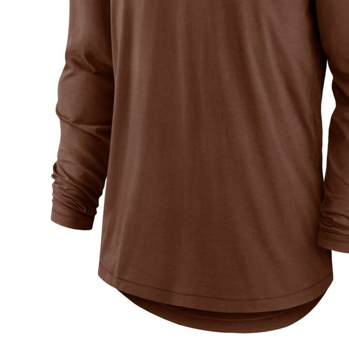 Nike Men's Brown 2023 Salute To Service Lightweight Long Sleeve Hoodie T-Shirt - Image 3 of 4