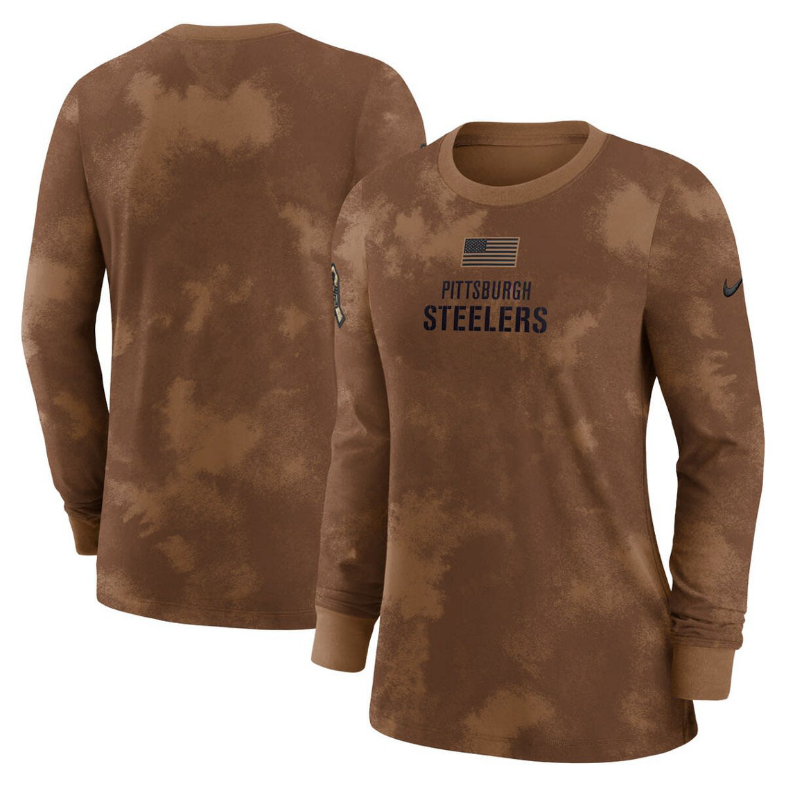 Nike Women's Brown 2023 Salute to Service Long Sleeve T-Shirt - Image 2 of 4