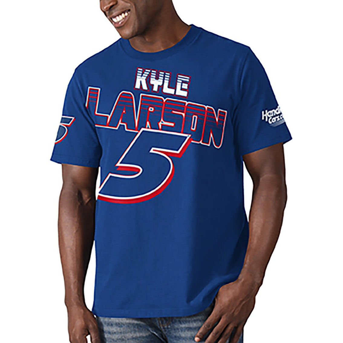 Starter Men's Royal Kyle Larson Special Teams T-Shirt - Image 2 of 3