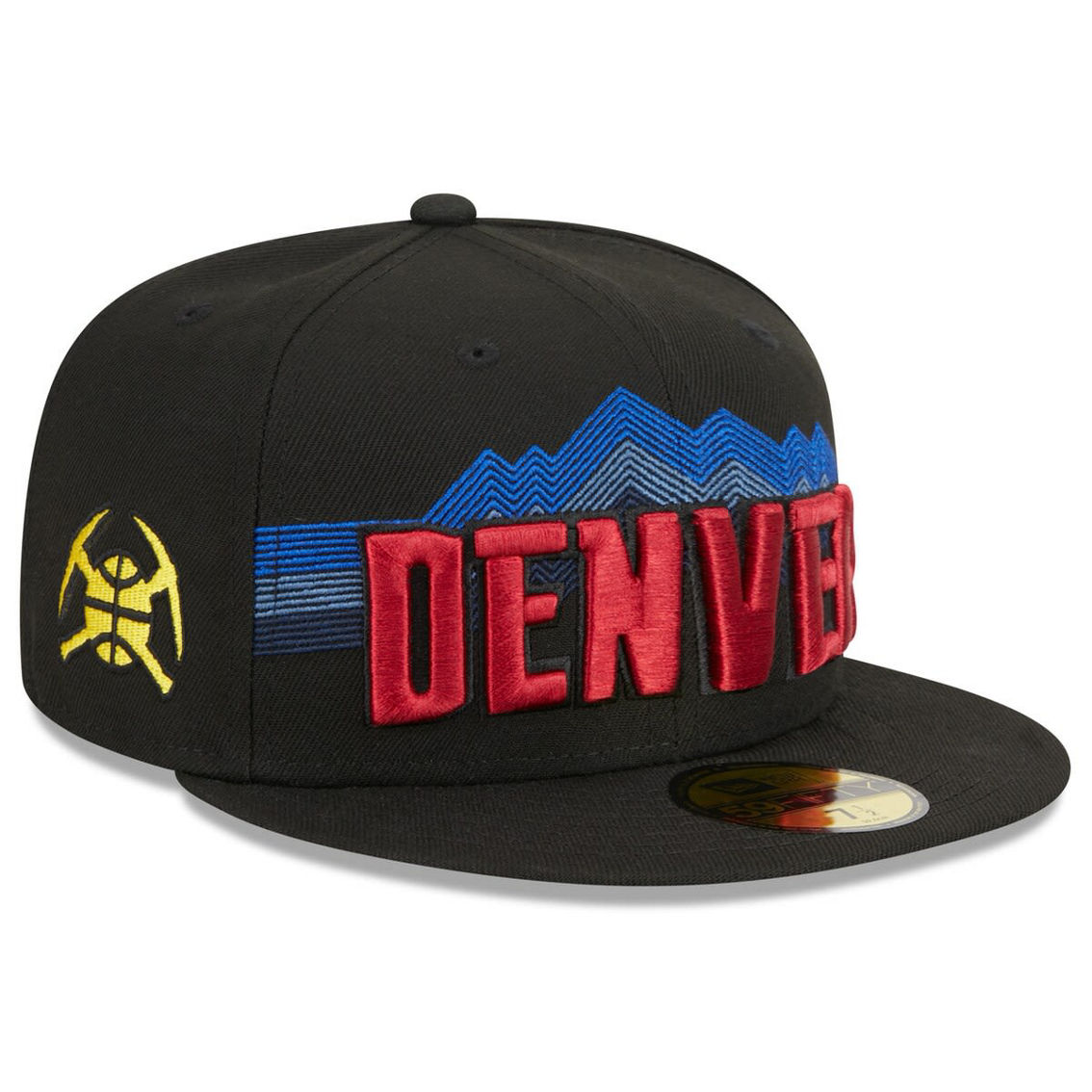New Era Men's Black Denver Nuggets 2023/24 City Edition 59FIFTY Fitted Hat