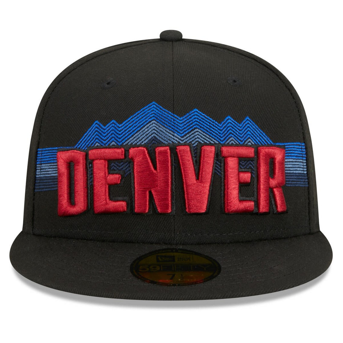 New Era Men's Black Denver Nuggets 2023/24 City Edition 59FIFTY Fitted Hat - Image 3 of 4