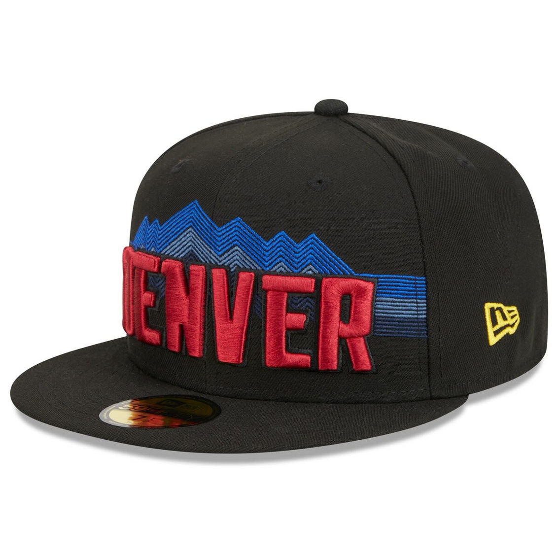 New Era Men's Black Denver Nuggets 2023/24 City Edition 59FIFTY Fitted Hat - Image 4 of 4