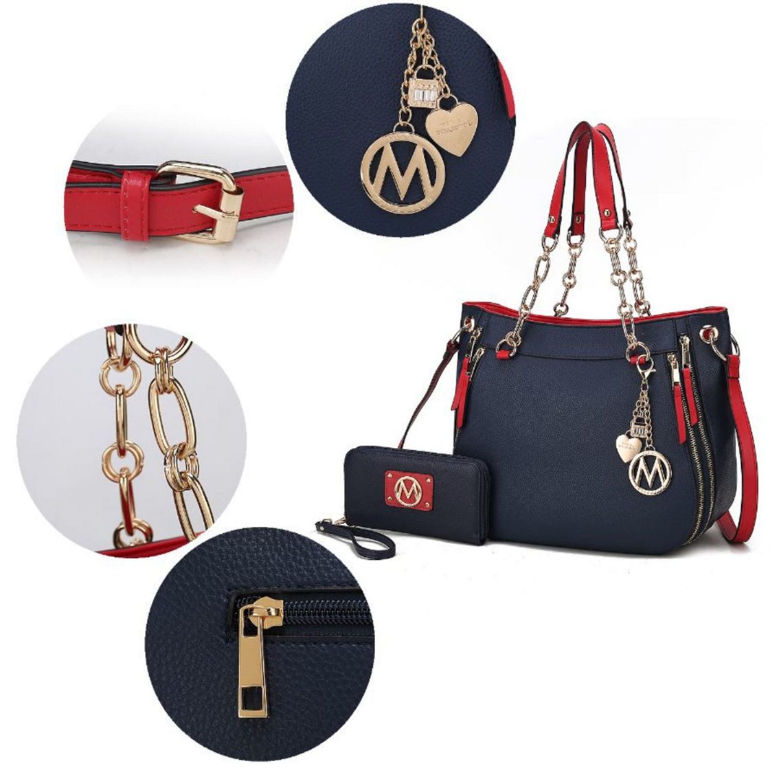 Lina Shoulder Handbag for Women's with Wallet - Image 3 of 5
