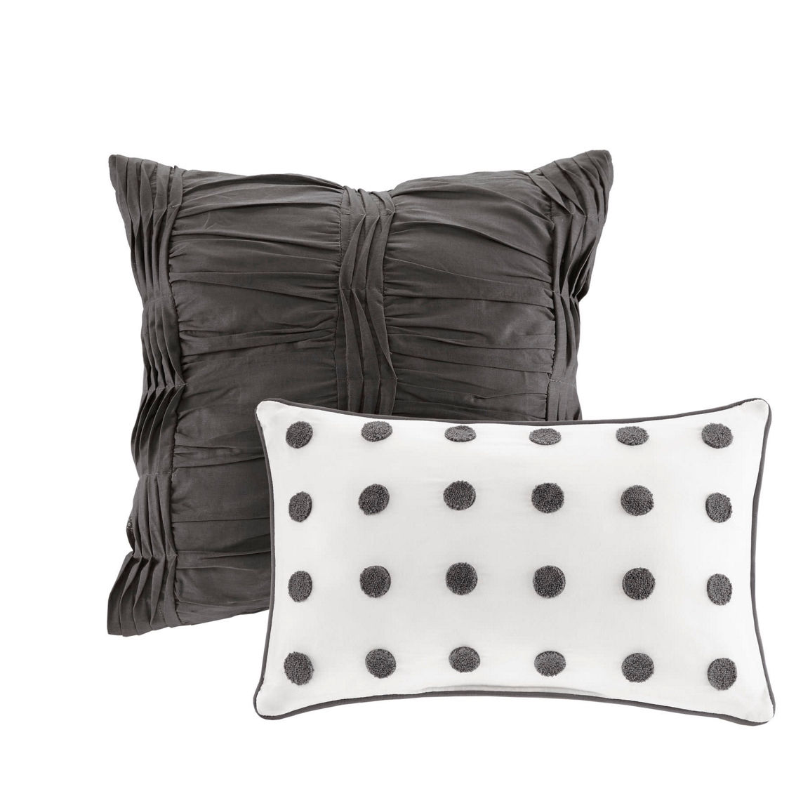 Urban Habitat Maize Cotton Jacquard Comforter Set with Euro Shams and Throw Pillows - Image 3 of 5