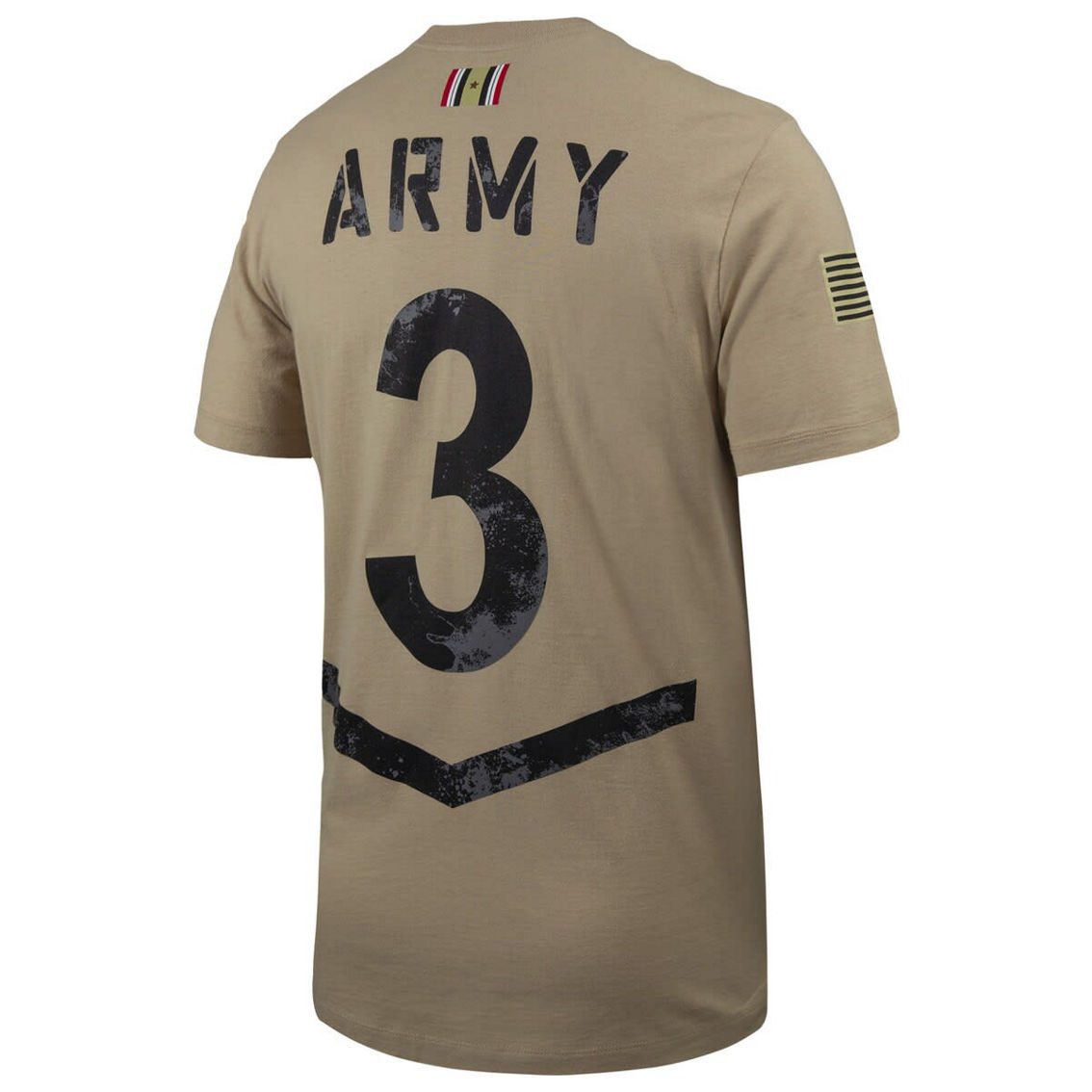 Nike Men's Tan Army Black Knights 2023 Rivalry Collection Jersey T-Shirt - Image 4 of 4