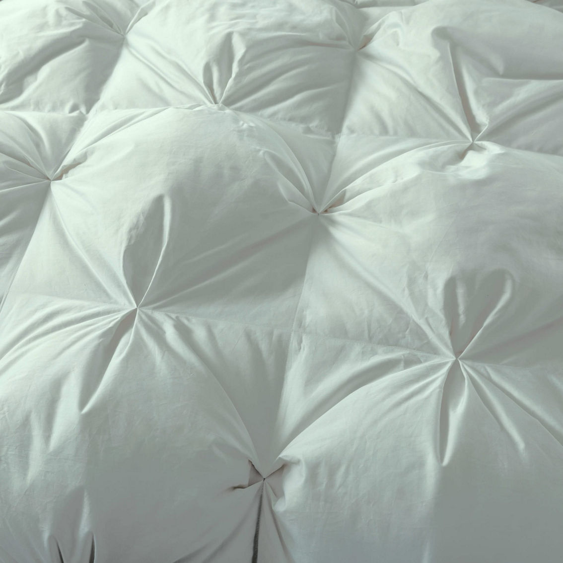 Pintuck Stitch White Duck Down Comforter - Image 2 of 2