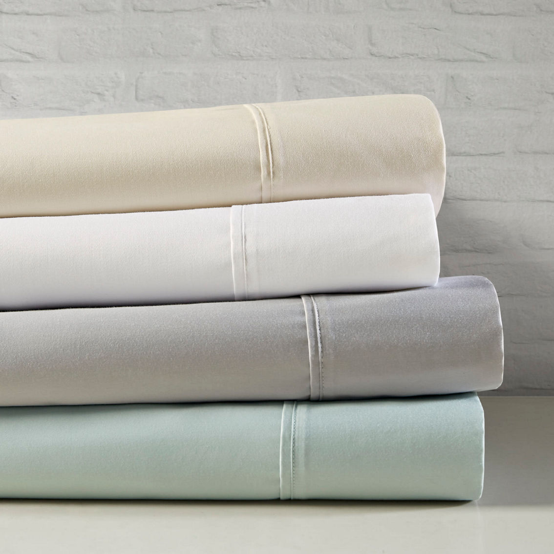 Beautyrest 400 Thread Count Wrinkle Resistant Cotton Sateen Sheet Set - Image 5 of 5