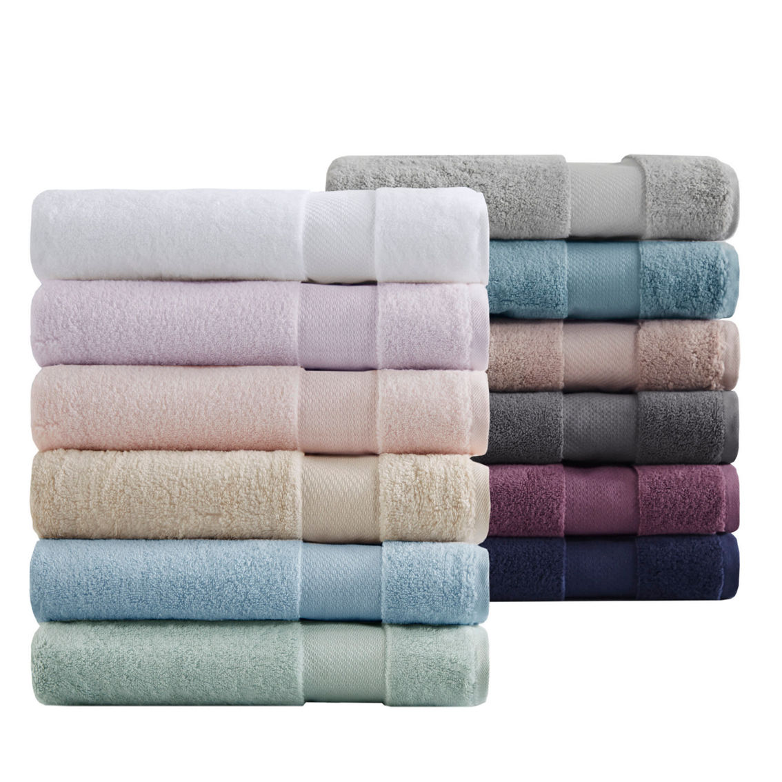 Madison Park Signature Turkish Cotton 6 Piece Bath Towel Set - Image 5 of 5