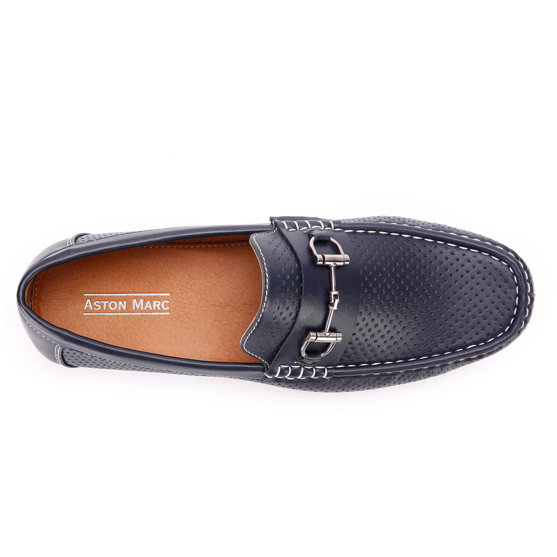 ASTON MARC MENS CASUAL LOAFER SHOES - Image 4 of 5