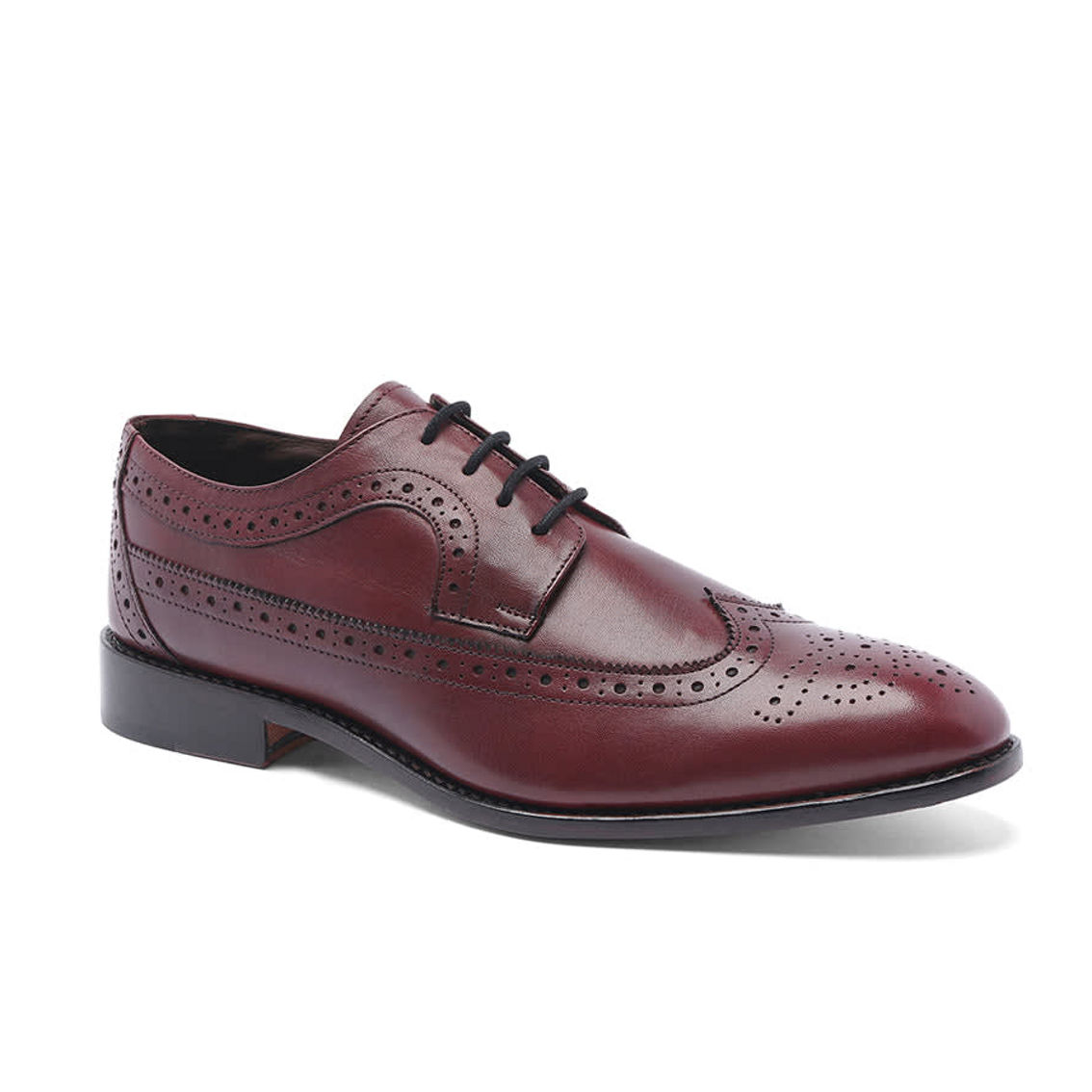 Anthony Veer Mens Regan Wingtip Derby Goodyear Welt Lace-up Dress Shoe - Image 2 of 5