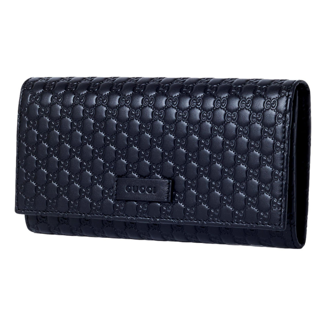 Gucci Women's Black Microguccissima Continental Flap Wallet (New) - Image 2 of 5