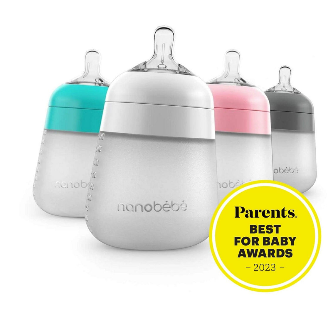 Nanobebe Flexy Silicone Baby Bottle - 9oz 2pk - Image 2 of 5