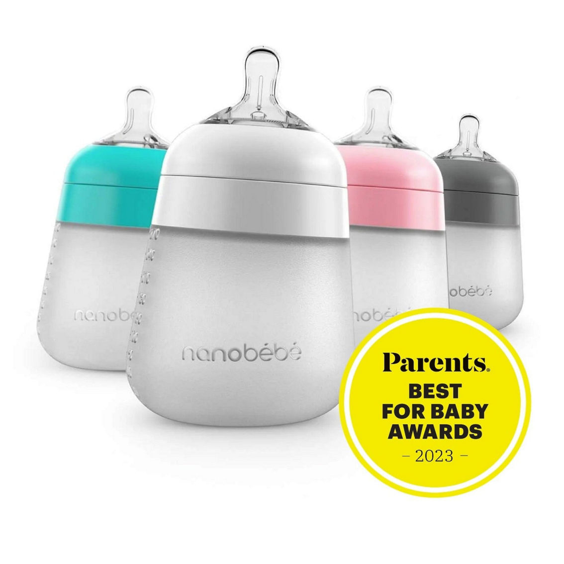 Nanobebe Flexy Silicone Baby Bottle - 5oz 2pk - Image 2 of 5