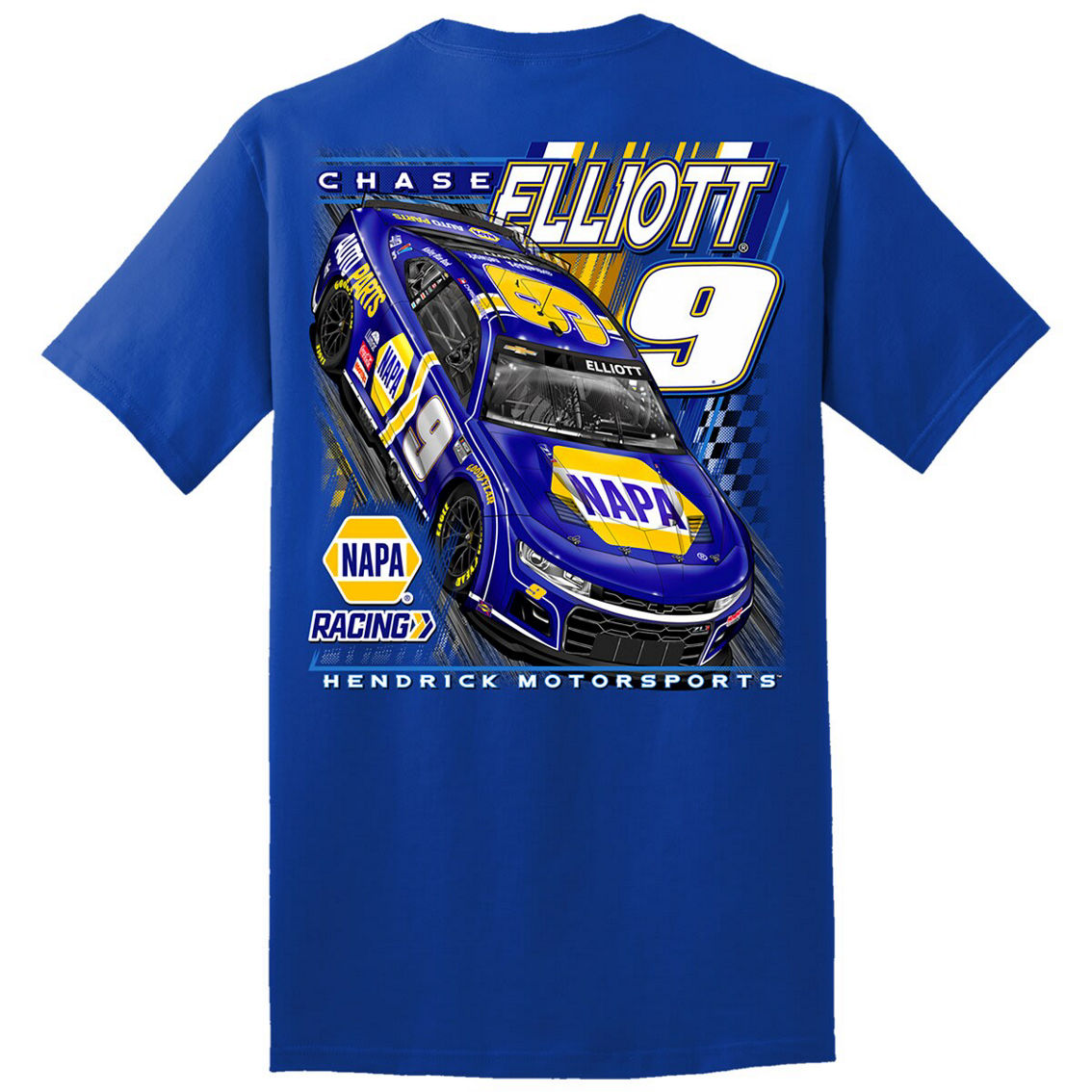 Hendrick Motorsports Team Collection Men's Royal Chase Elliott Car T-Shirt - Image 4 of 4