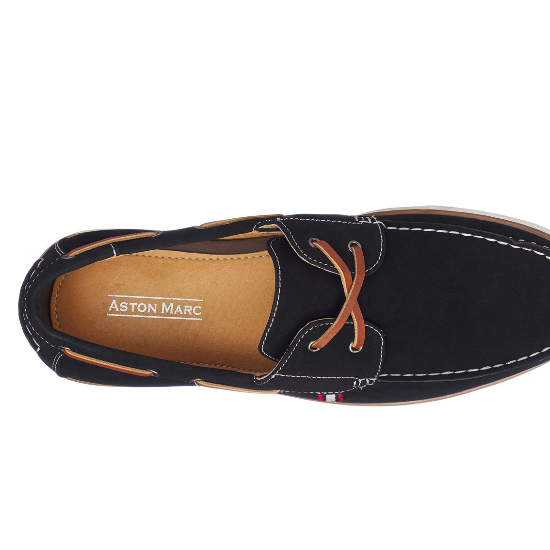 ASTON MARC MENS HARBOR BOAT SHOE - Image 4 of 5