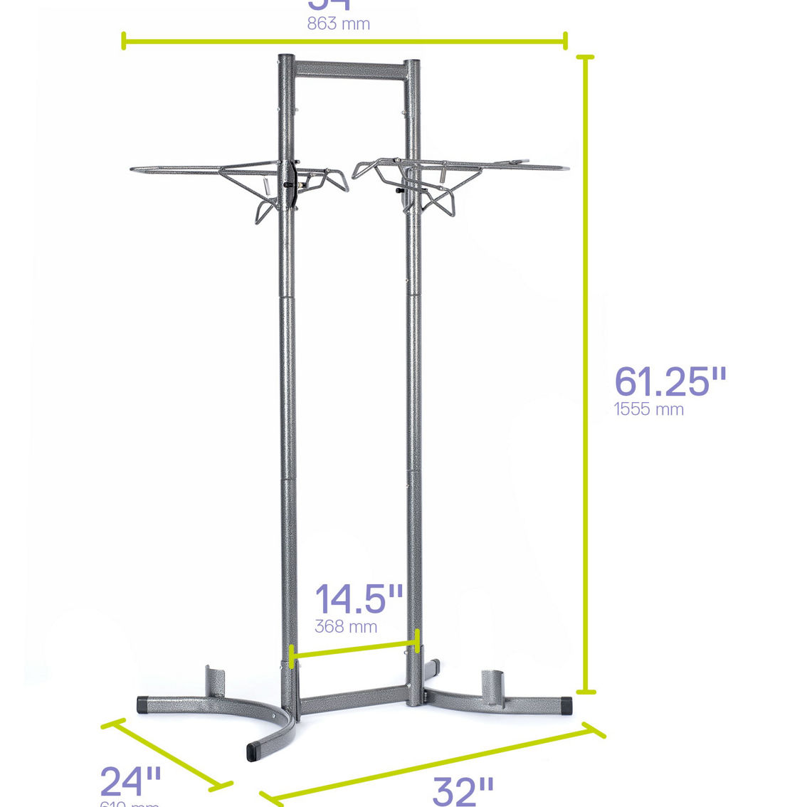 delta Heavy Duty 2-Bike Vertical Bike Stand - Image 5 of 5