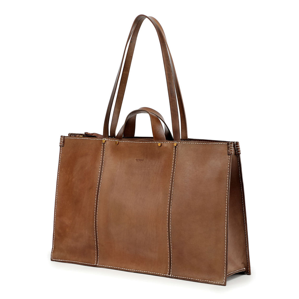 Old Trend Sandstorm Weekender Leather Tote - Image 2 of 5