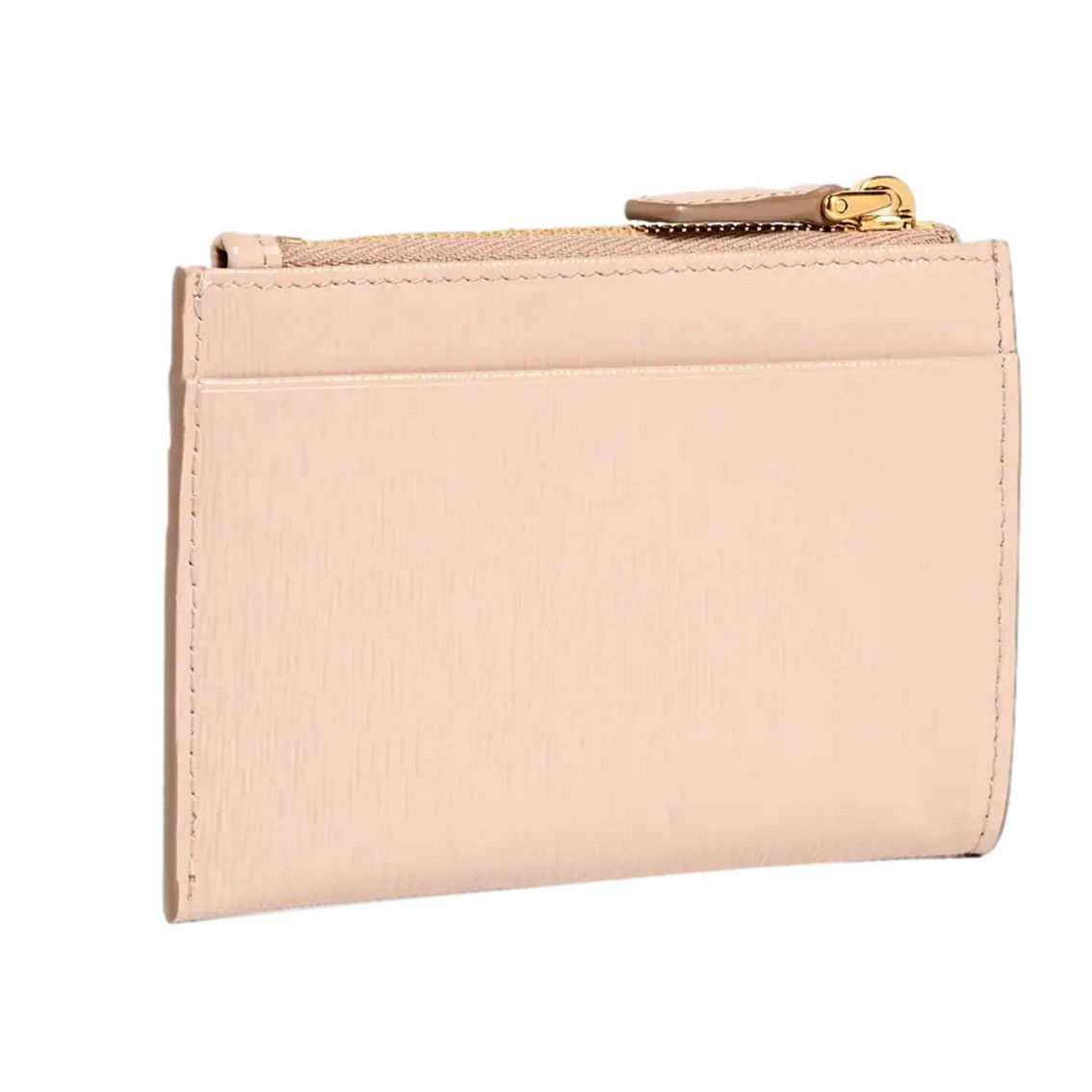 Prada Vitello Move Card Holder Wallet Cipria Beige Leather Logo Plaque (New) - Image 2 of 5