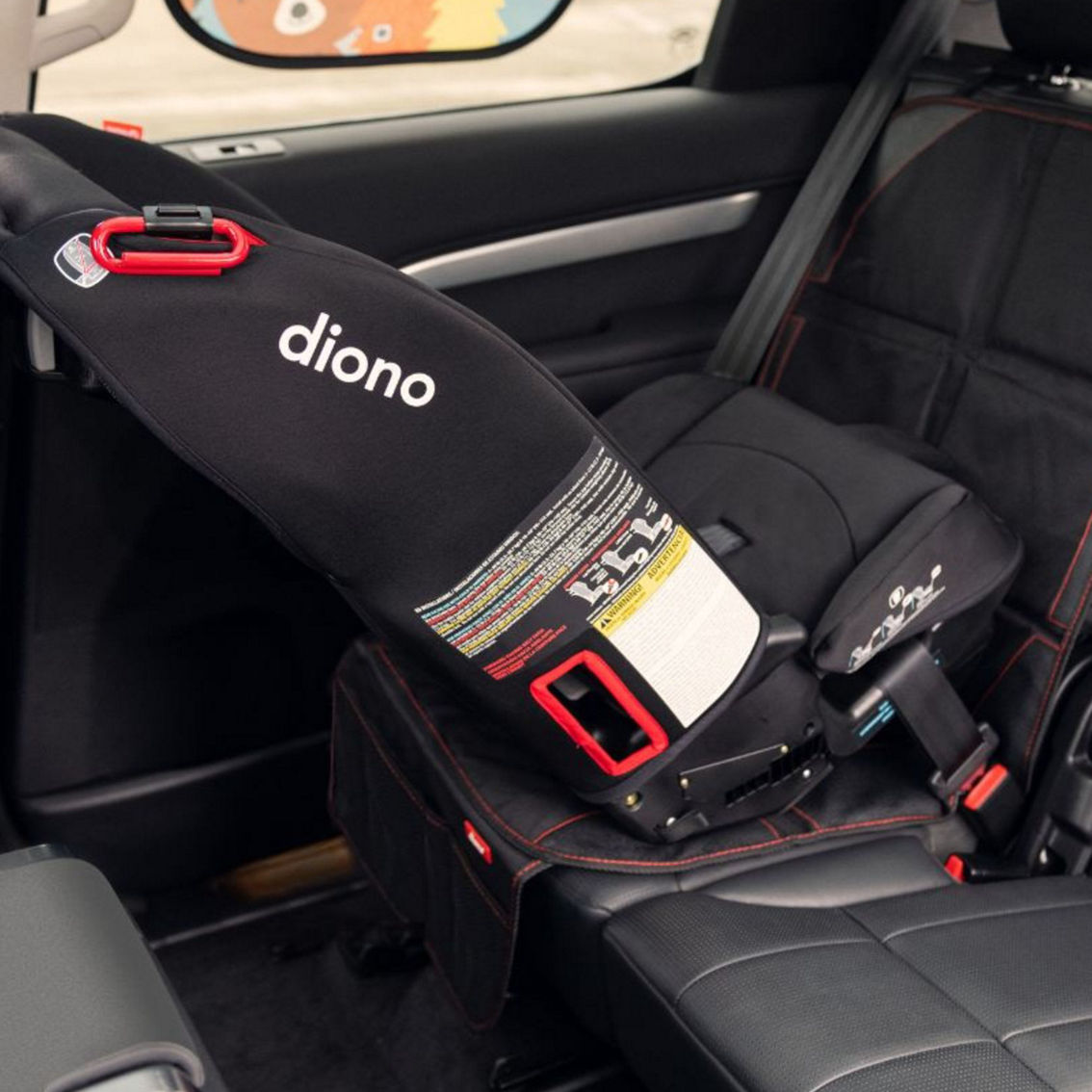 Diono Ultra Mat® Car Seat Protector Black - Image 4 of 5