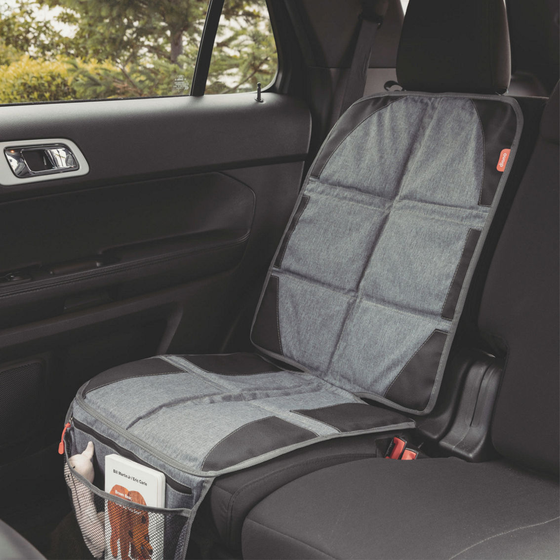 Diono Ultra Mat® and Heat Sun Shield Car Seat Protector Gray - Image 2 of 5