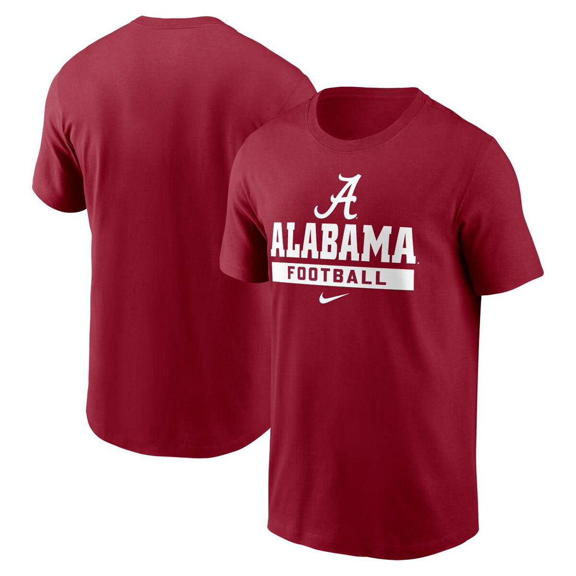 Nike Men's Crimson Alabama Crimson Tide Football T-Shirt - Image 2 of 4