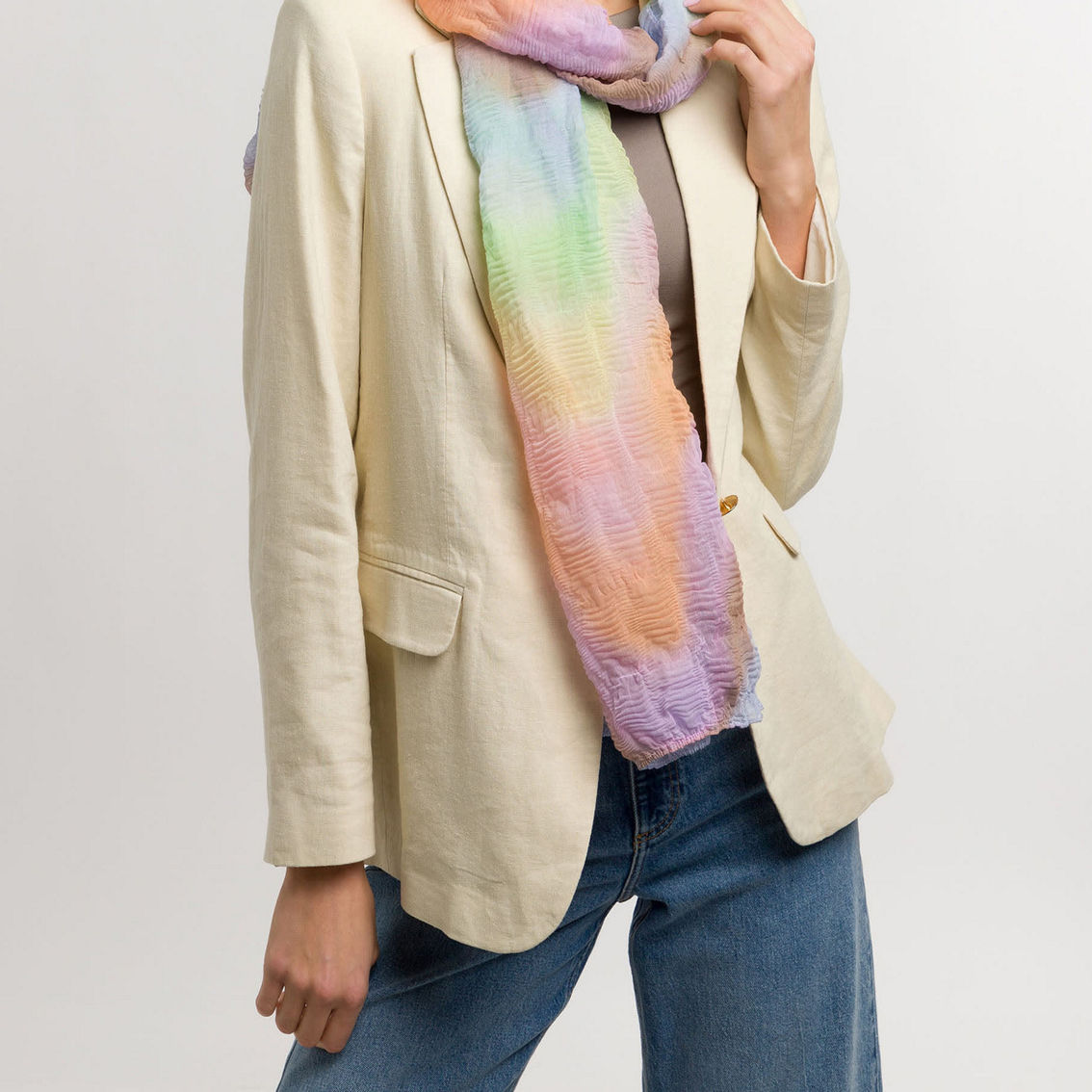 FRAAS ECO Misty Color Pleated Scarf - Image 2 of 3