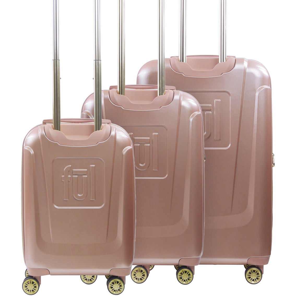 Disney Ful Textured Minnie Mouse 3 Piece Luggage Set, Taupe 30, 26, and 22in - Image 2 of 3