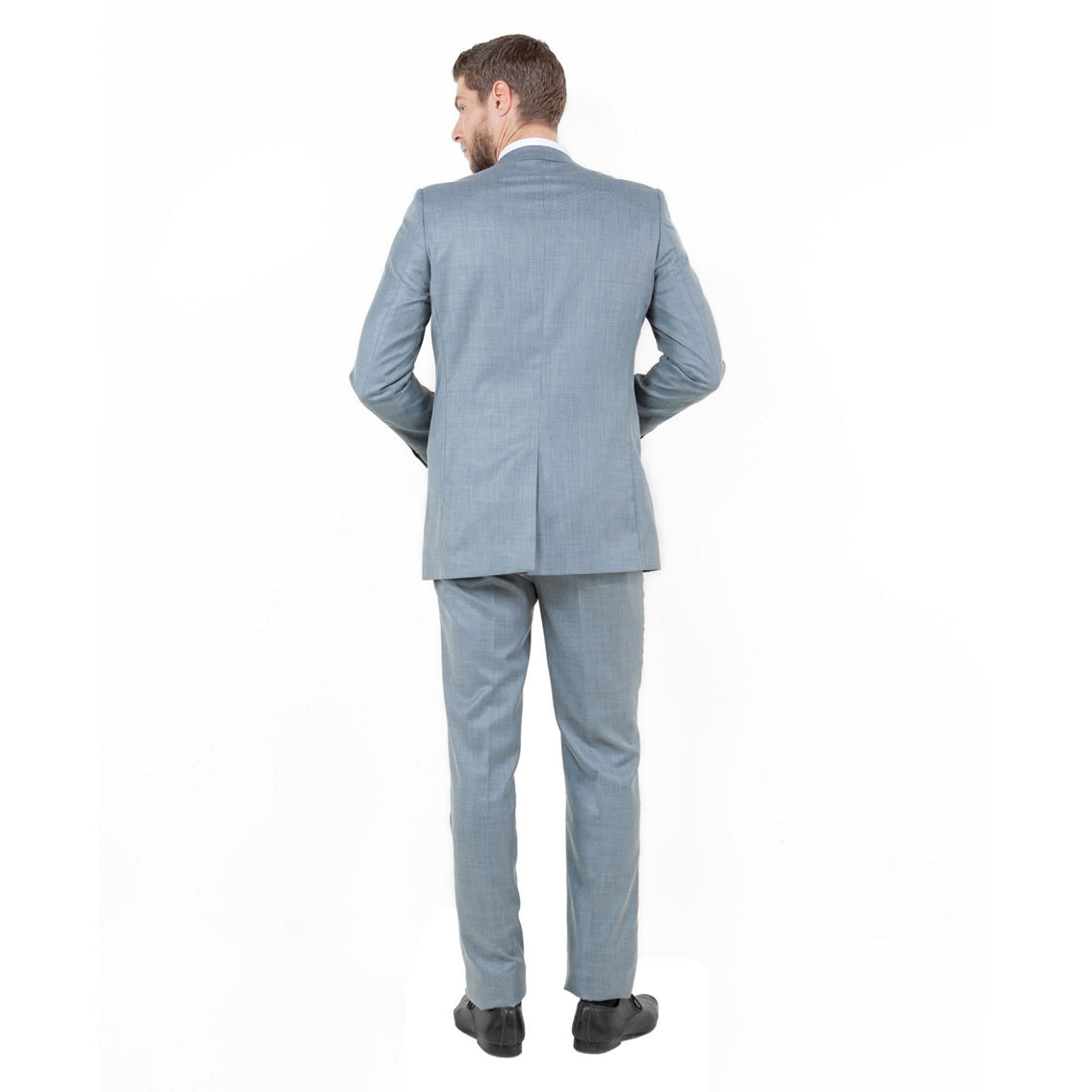 Tazzio Sharkskin 2pc Suit Set Slim Fit - Image 2 of 5