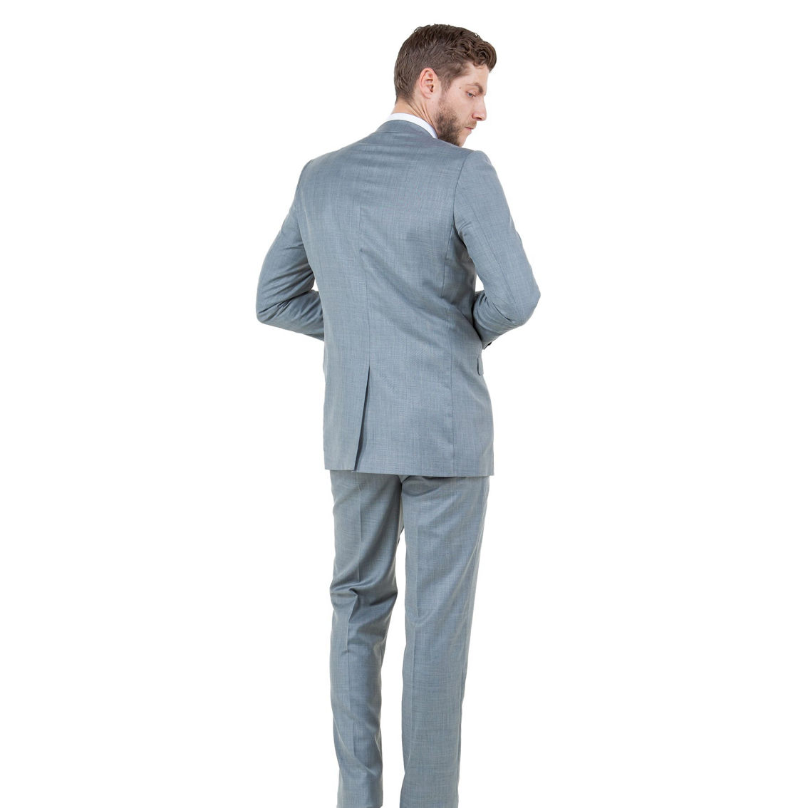 Tazzio Sharkskin 2pc Suit Set Slim Fit - Image 5 of 5