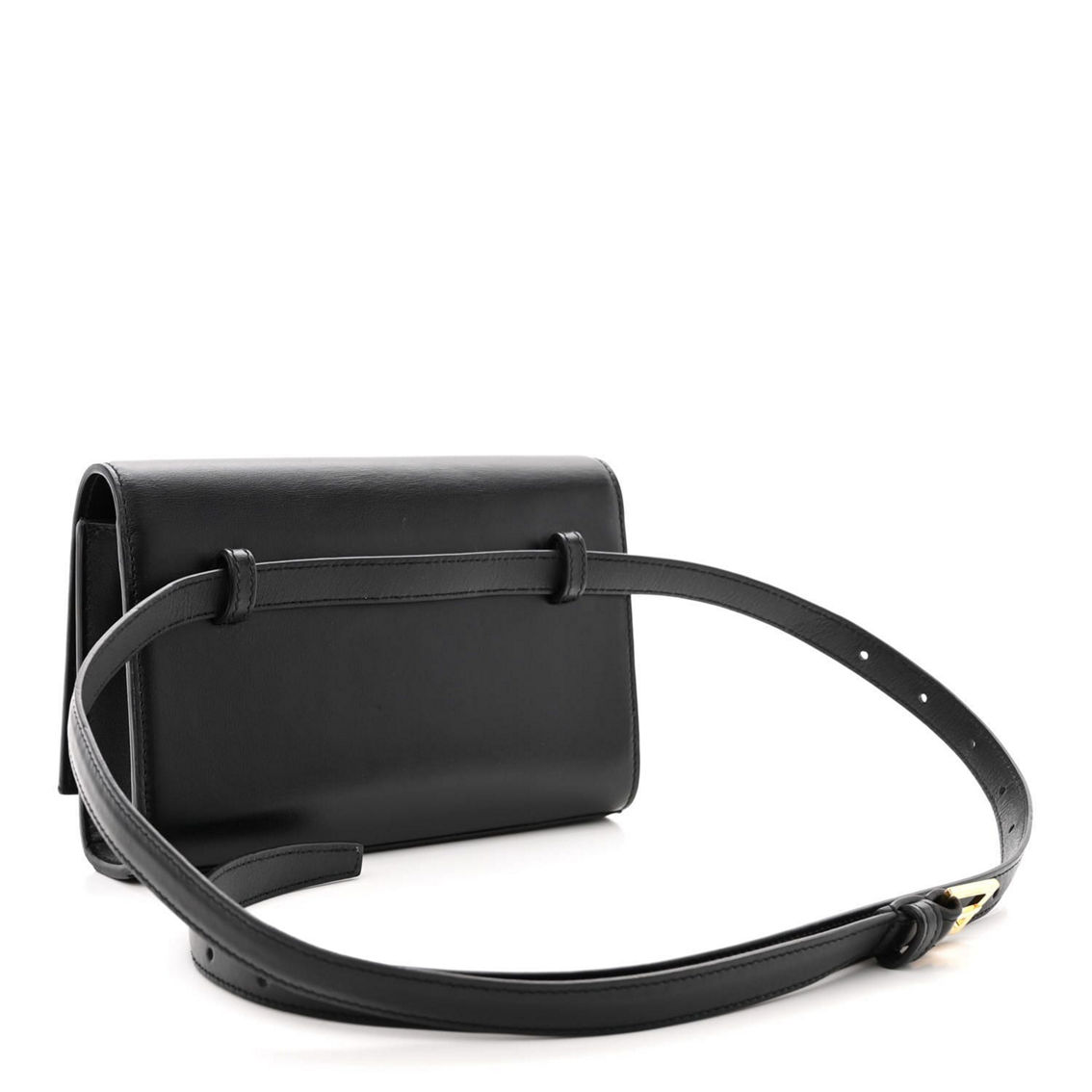 Saint Laurent Smooth Calfskin Monogram Kate Belt Bag Black (Pre-Owned) - Image 3 of 5