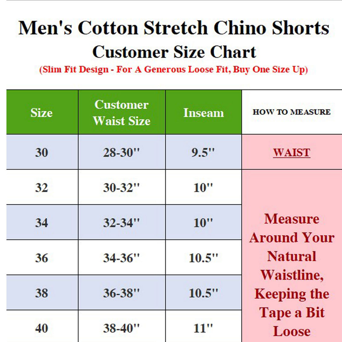 Men's Cotton Flex Stetch Chino Shorts (Sizes, 30-42) - Image 2 of 2