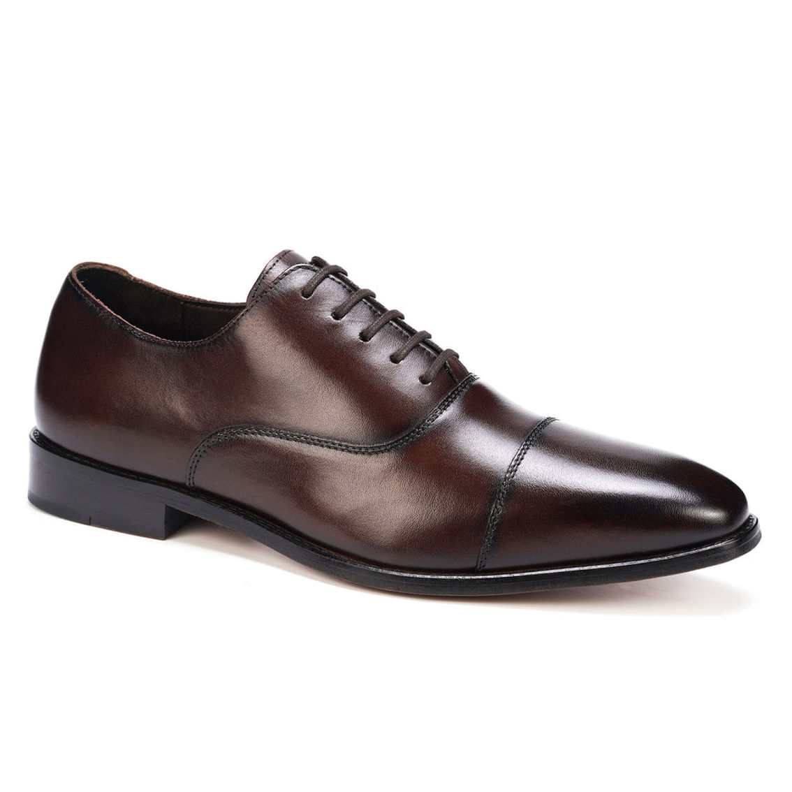 Anthony Veer Mens Bill Cap Toe Oxford Leather Dress Shoes - Image 2 of 5