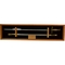 DomEx Hardwoods Saber Display/Open Wall (Cadet) Oak - Image 1 of 2