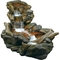 Alpine 3 Tier Rainforest Fountain with LED Lights - Image 1 of 6