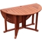 CorLiving Miramar Hardwood Outdoor Drop Leaf Dining Table - Image 2 of 5