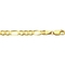 14K 5mm Solid Figaro Chain Necklace 22 in. - Image 2 of 2