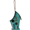 Alpine Turquoise Artful Wooden Birdhouse - Image 1 of 5