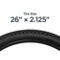 Schwinn 26 x 2.125 in. Puncture Guard Cruiser Bike Tire - Image 7 of 9